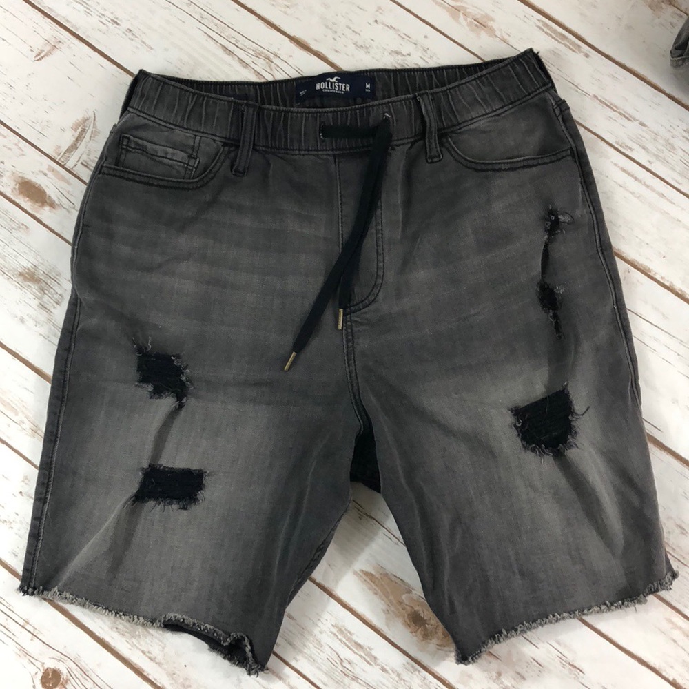 Hollister Denim Jogger Shorts